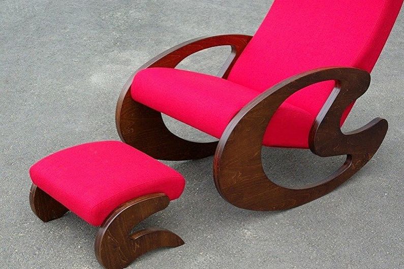 DIY rocking chair - mga ideya sa larawan