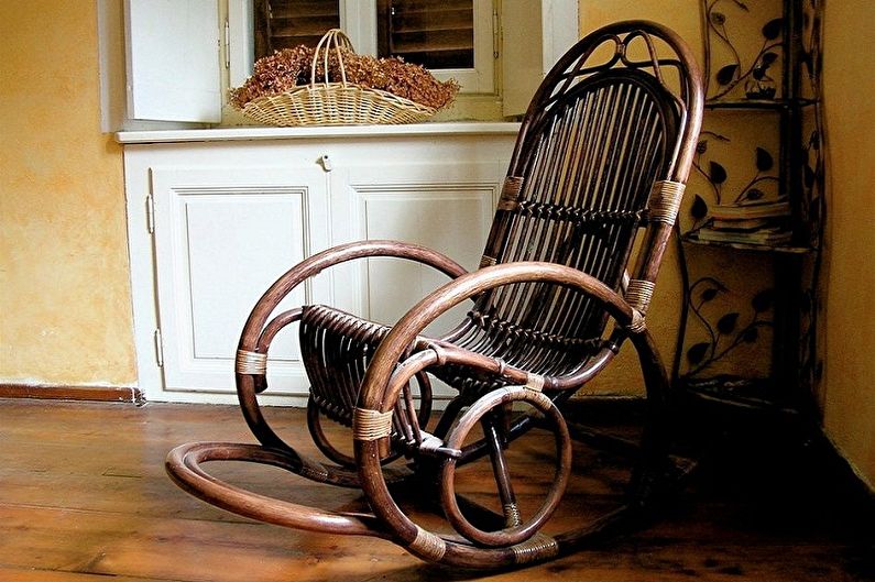 DIY stolica za ljuljanje - ideje za fotografije