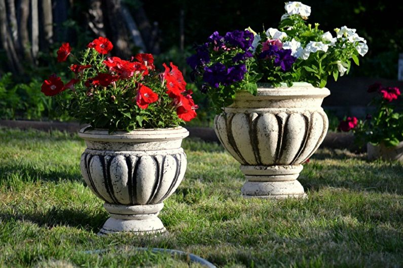 Types de pots de fleurs extérieurs - Méthodes d'installation