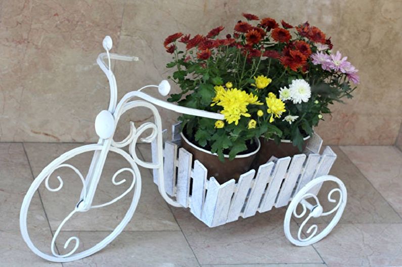 Pots de fleurs de la rue - photo