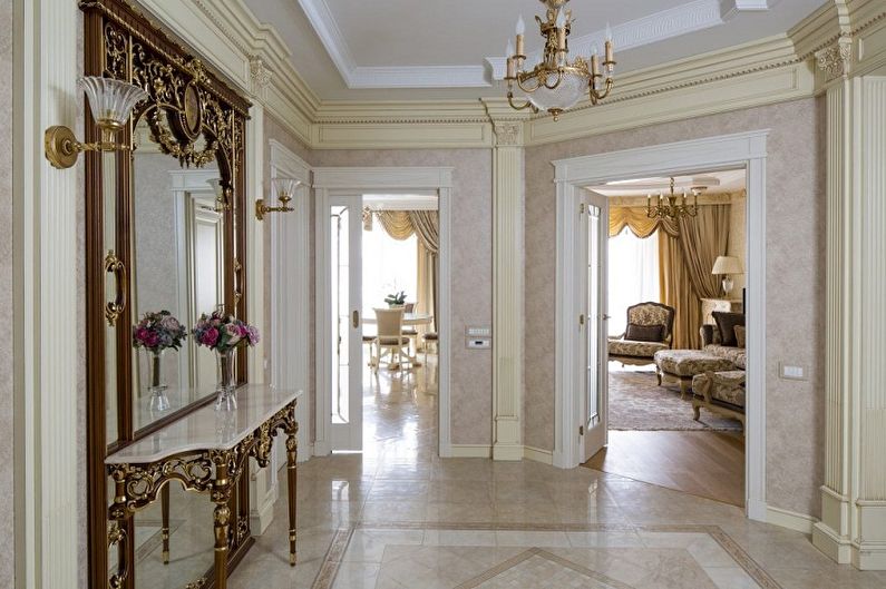 Types of mirrors in the hallway - Exterior
