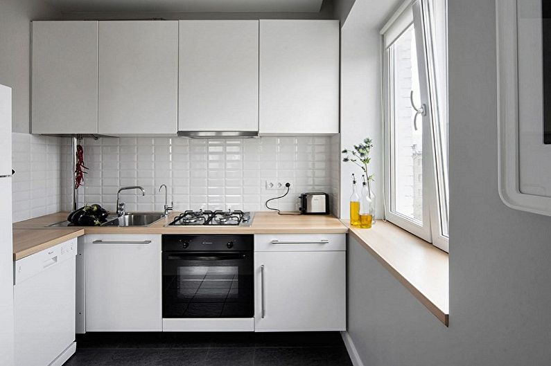 Design kuchyně v Chruščově - barvy a styly interiérů