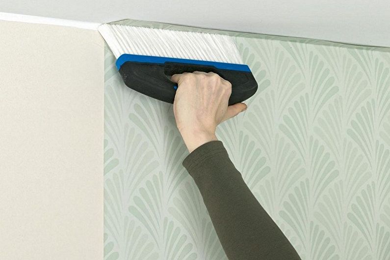 Papel de parede DIY, instruções passo a passo - cola wallpaper