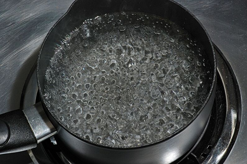 Cara Membersihkan Teflon Frying Pan - Asid sitrik