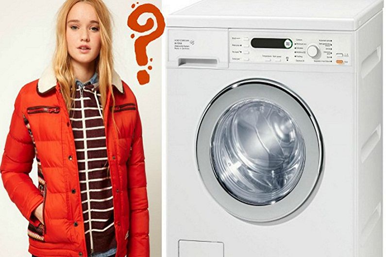 Sådan vaskes en dunjakke i en vaskemaskine - Fordelene ved at vaske derhjemme