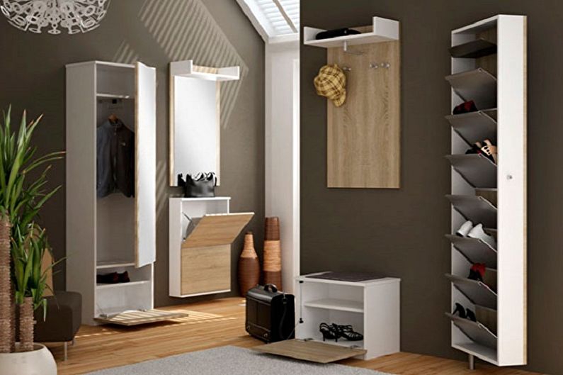 Shoe cabinet in the hallway - Installation type
