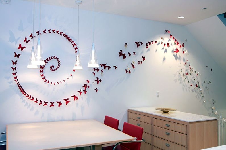 Mariposas en la pared - Composición de pared de mariposas