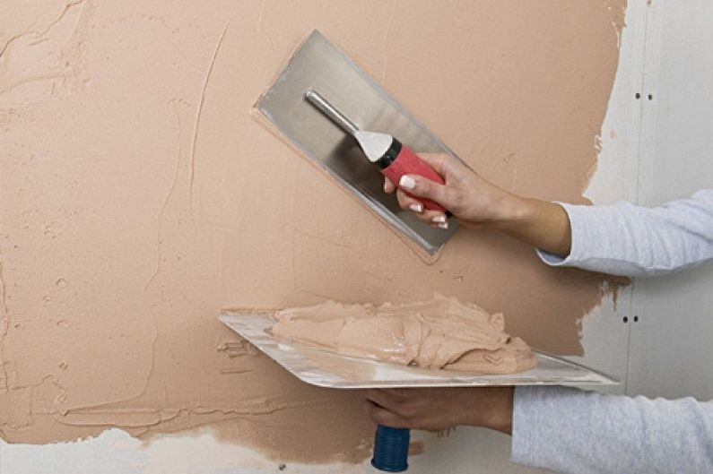 Текстурирани бои за стени - Как да работите с текстурирана боя