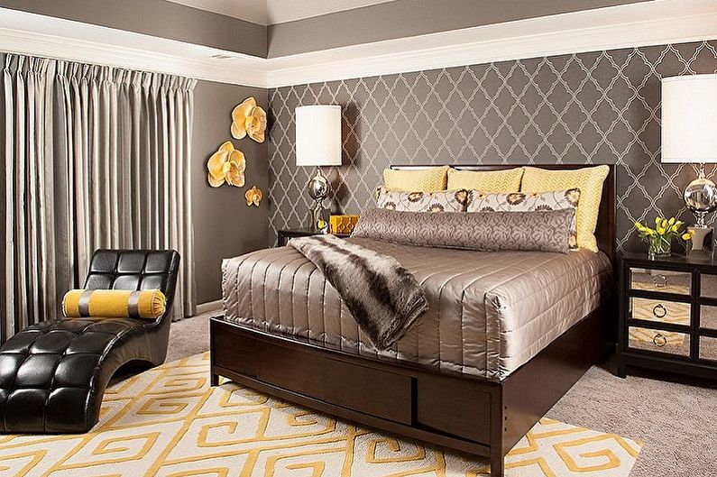 Quali colori abbina il grigio a - Design camera da letto