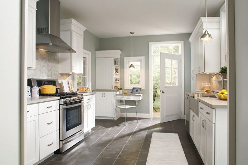Hvilke farger passer grått med - Kitchen Design