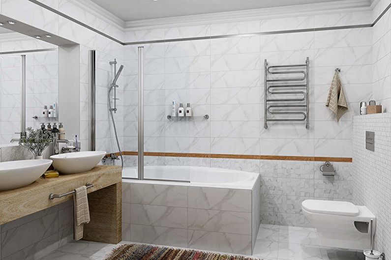 Com que cores o cinza combina - Bathroom Design