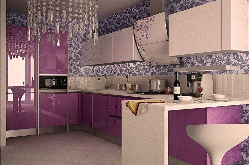 Virtuves mēbeles - krāsainas