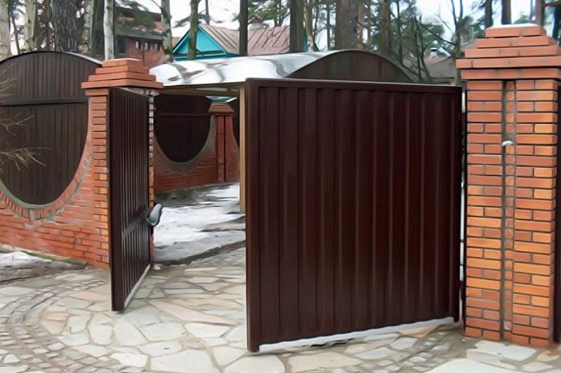 Dizajnerske karakteristike vrata i vrata od valovitog kartona - ljuljačka