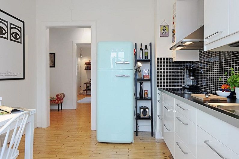 Návrh kuchyne v škandinávskom štýle - Kuchynský nábytok a spotrebiče