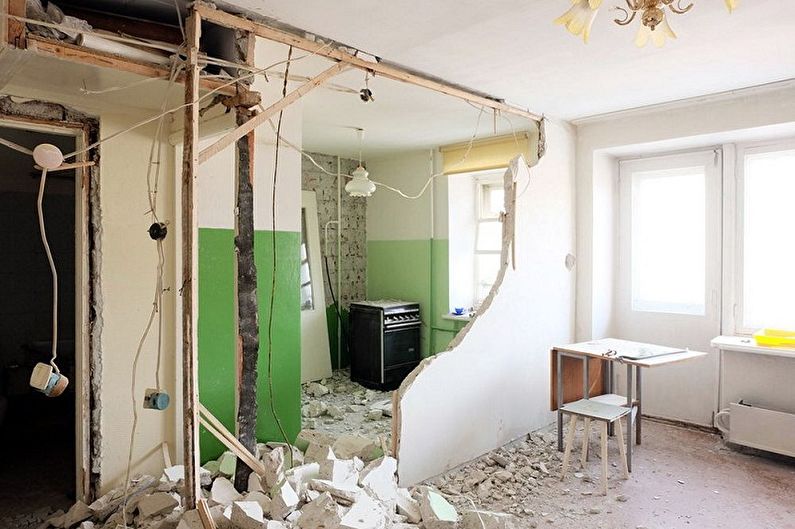 Reabilitarea unui apartament studio în Hrușciov - Proiect 1
