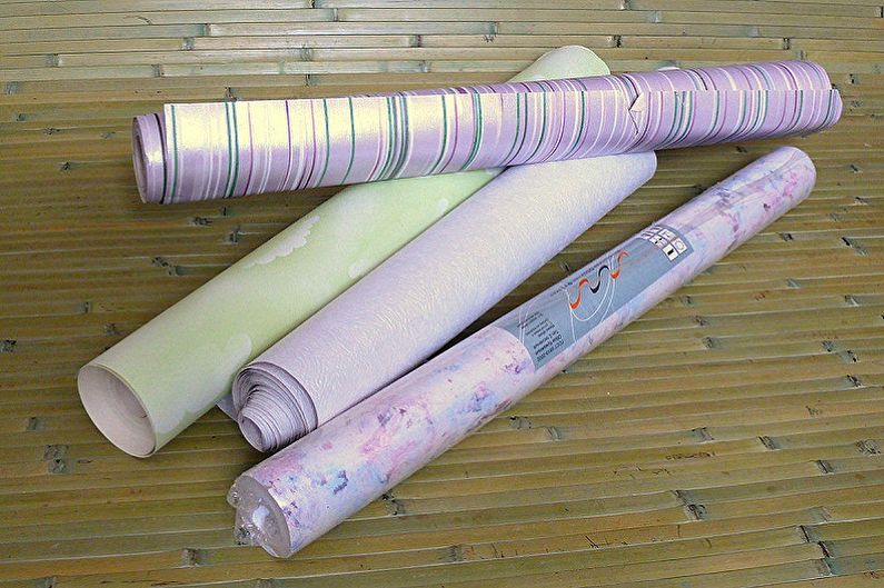 Tipos de papel de parede lavável para a cozinha - Dependendo do nível de resistência à umidade e ao desgaste