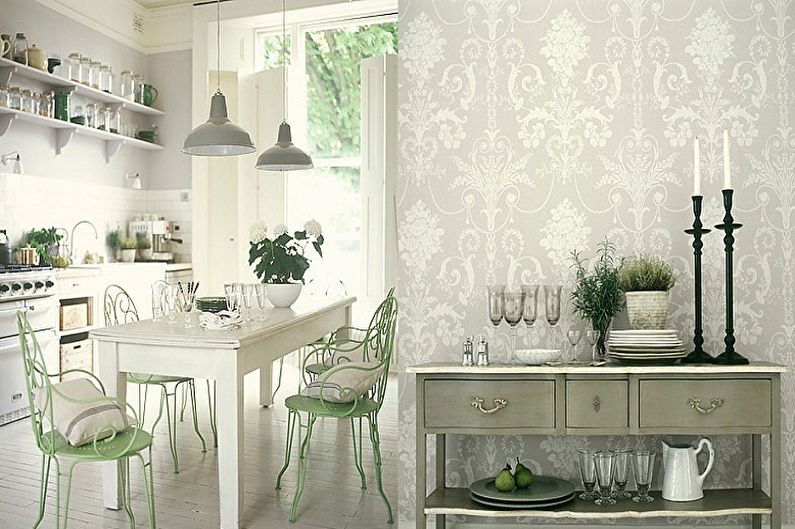 Washable wallpaper for the kitchen (65 photos): types, features ...