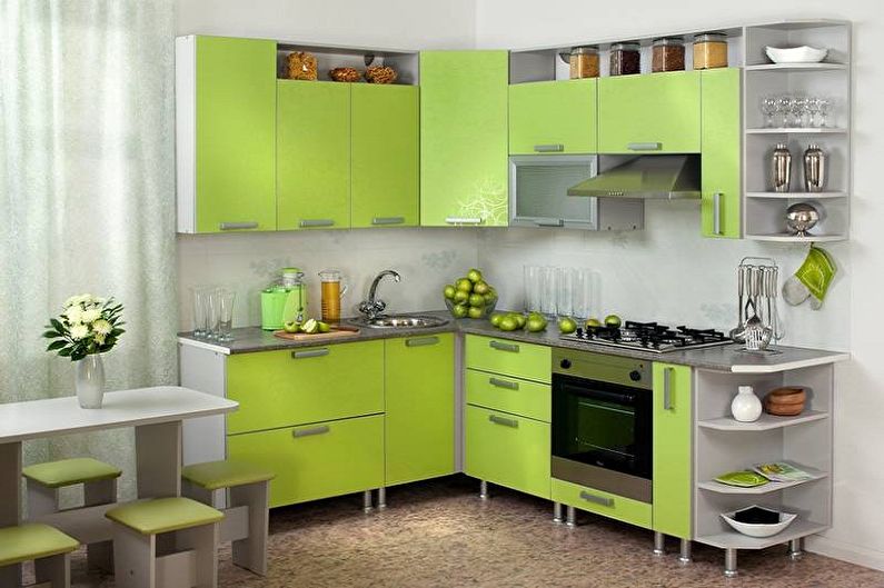 مطبخ الزاوية الصغيرة (80 صورة): أفكار التصميم