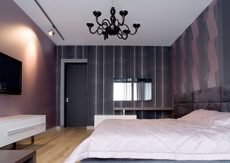 „Art Deco“ stiliaus miegamojo tapetai