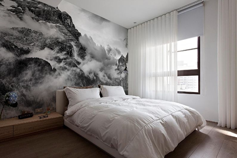 Папир са фото-зидом за спаваћу собу