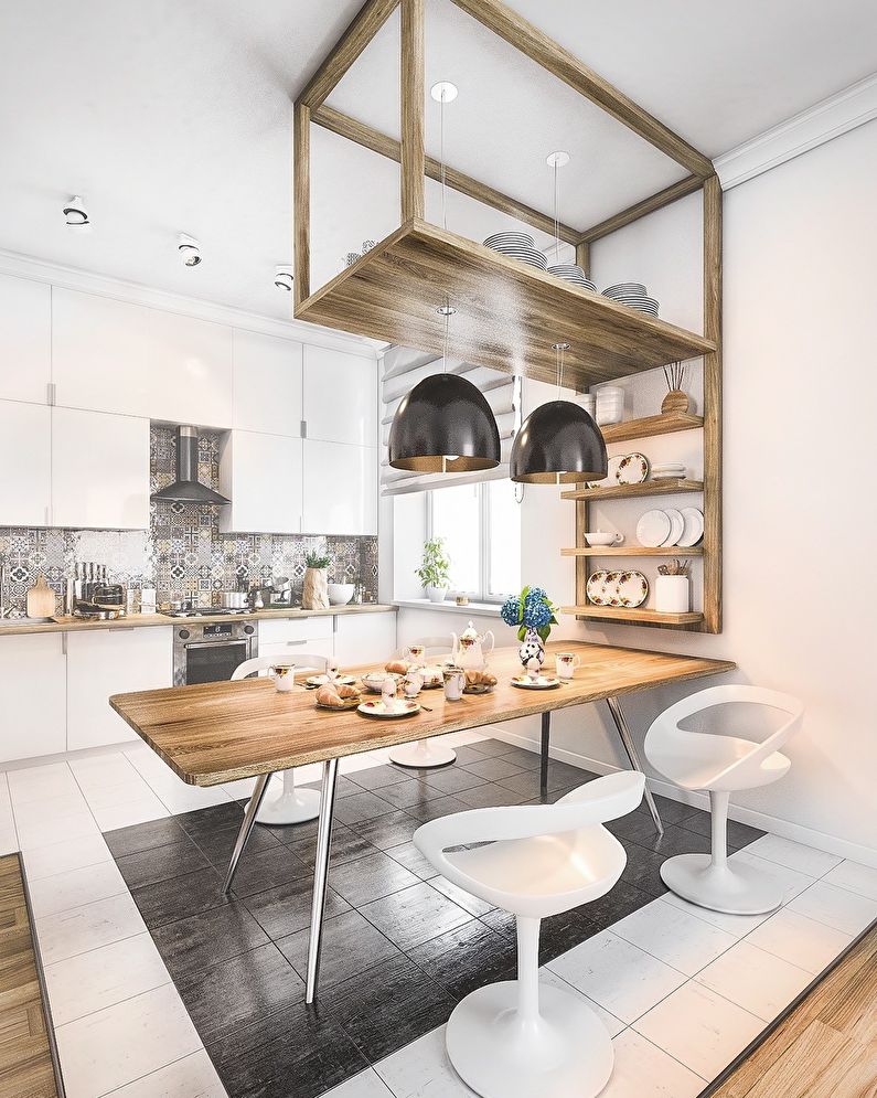 Scandinavian style kitchen - interior design