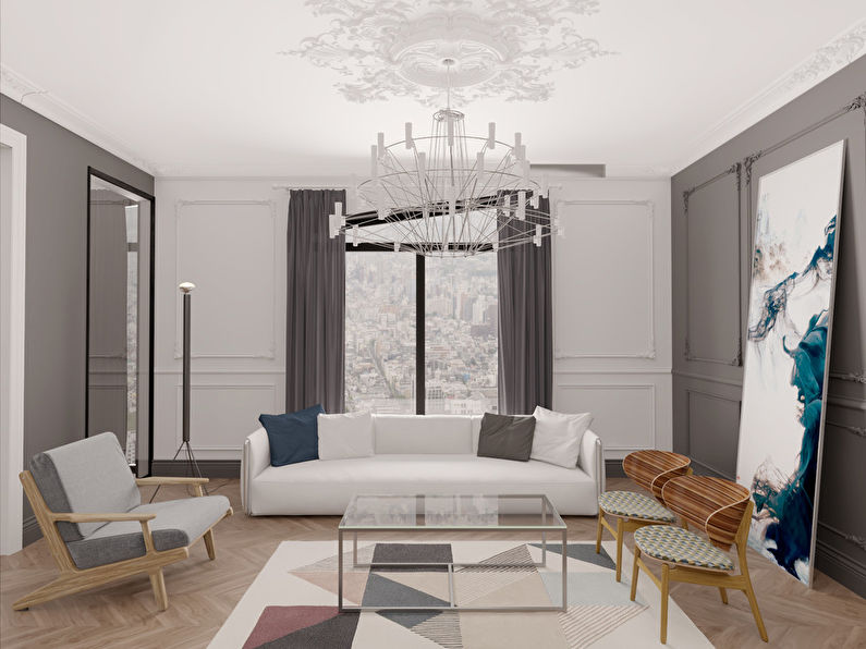Design obývacího pokoje 