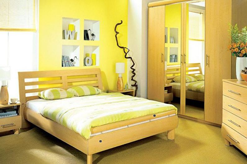 Комбинацията от цветове в интериора на спалнята - Как да изберем