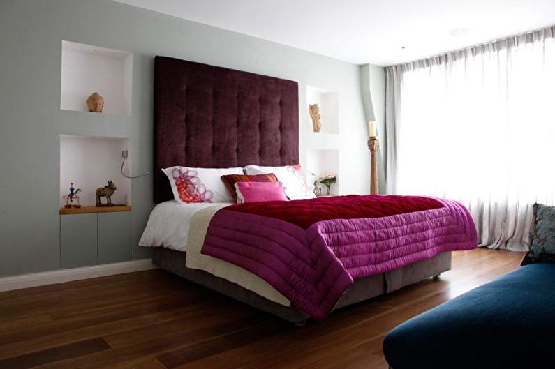 Art Nouveau sovrum - Kombinationen av färger i det inre av sovrummet