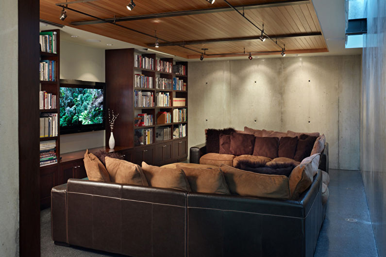 Design interior interior living living în stil loft - fotografie