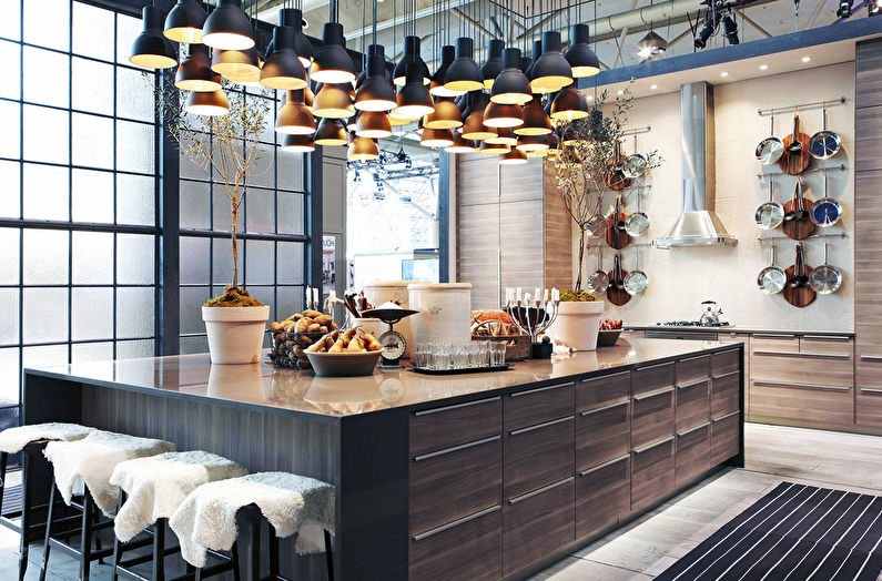 Kuchyně 20 m² ve fúzním stylu - interiérový design