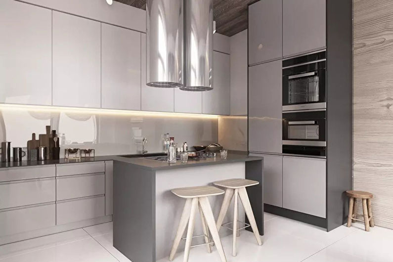 Dizajn interijera kuhinje 20 m² - Fotografija