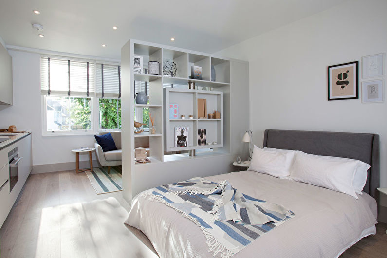Projekt sypialni w stylu skandynawskim - meble
