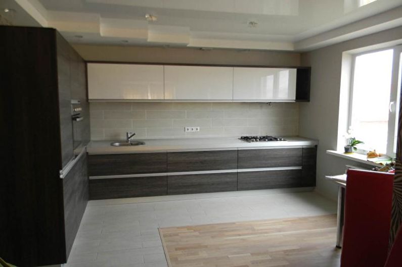 Design kuchyně 14 m² - povrchová úprava podlahy