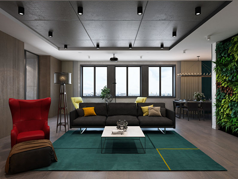 Apartamentų „Emerald“ gyvenamajame komplekse dizaino projektas - 2 nuotrauka
