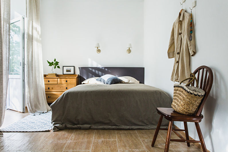Progetto di una camera da letto in stile scandinavo (65 foto)