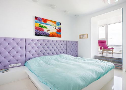 Krāsu kombinācija guļamistabas interjerā: 70 idejas