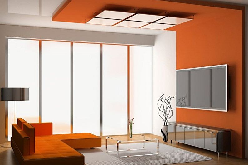Drywall ceiling design - photo
