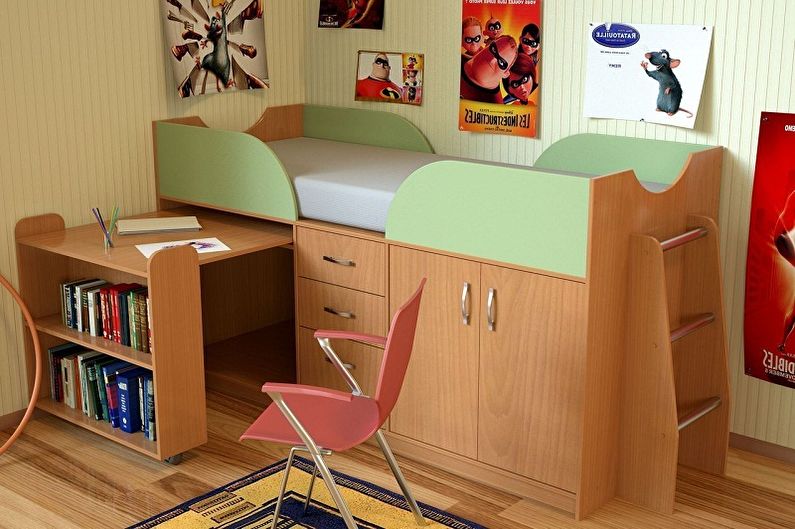วิธีการแบ่งห้องพักสำหรับผู้ปกครองและเด็ก - การจัดห้องของเด็ก