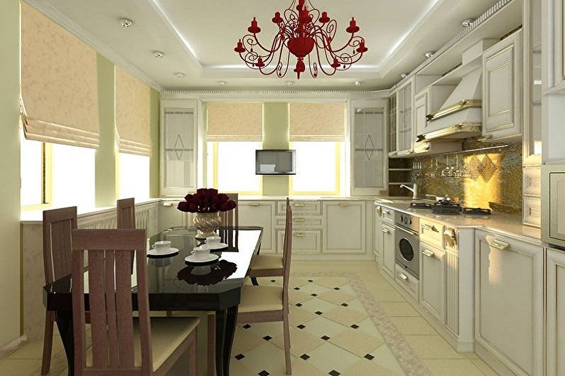 Interior design cucina 3 per 4 metri - foto