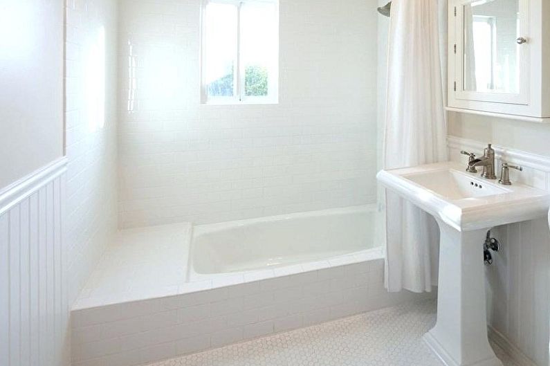 Interiørdesign på et bad på 3 kvm. - Foto