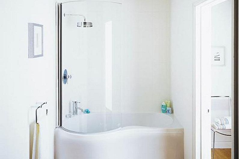 Design de interiores de uma casa de banho de 3 m². - Foto