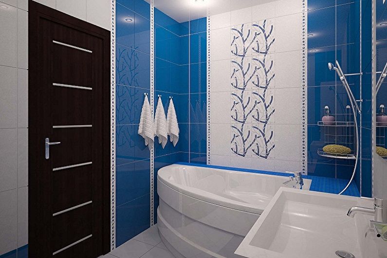 Návrh interiéru kúpeľne o výmere 3 m2. - Foto