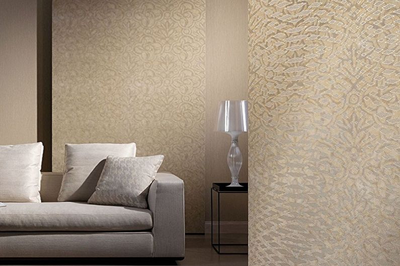 Typer av tapeter för väggar - non-woven wallpaper