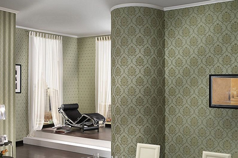 Wallpaper for walls - photos and ideas