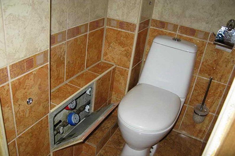 Materiale til vægdekoration i toilettet - Gips