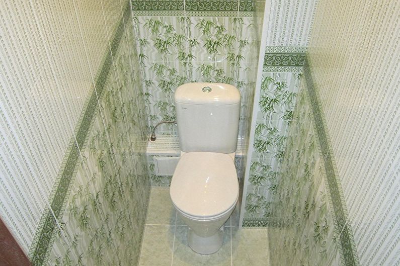 Nástěnná dekorace na záchodě - foto