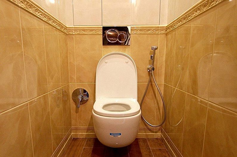 Entwurf der Toilette in Chruschtschow - Beginn der Reparatur