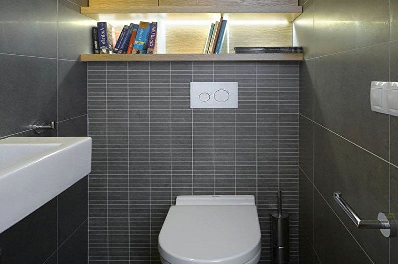 Dizajn interijera WC-a u Hruščovu - fotografija