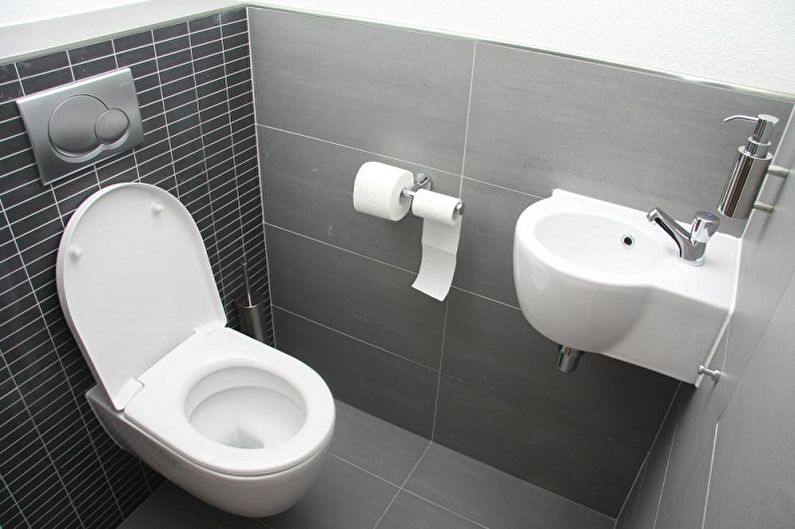 Εσωτερικό σχέδιο της τουαλέτας στο Χρουστσόφ - φωτογραφία