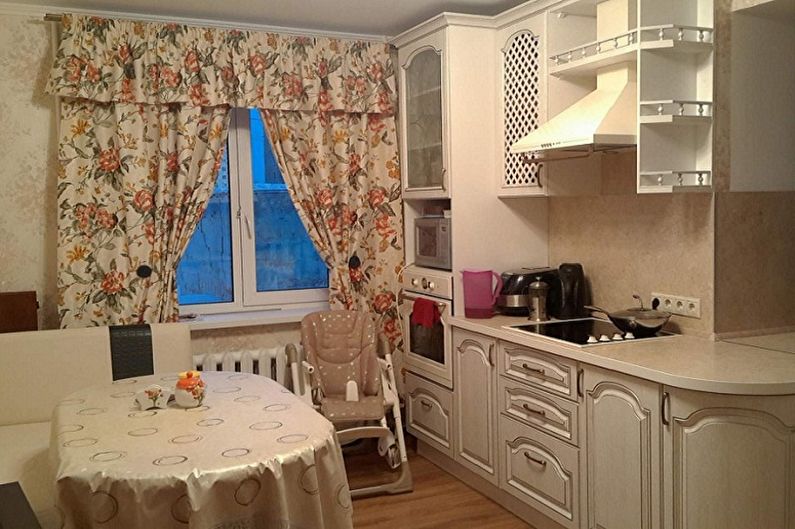 Kitchen interior design 3 by 3 meters - photo